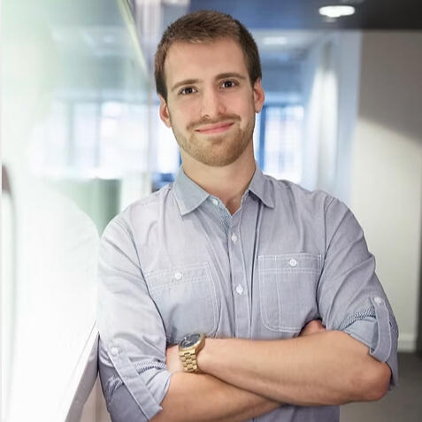 Contact Us Team member welcoming a client